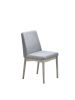 Natural Wood Grain Color Set of 2pc Dining Chairs Dining Room Furniture Upholstered Fabric Plush Cushion Seat