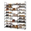 9 Tiers Shoe Rack Storage Organizer Shoe Shelf Organizer for Entryway Holds 50-55 Pairs Shoe, Stackable Shoe Cabinet Shoe Rack