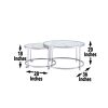 Rayne - 3 Piece Table Set - White